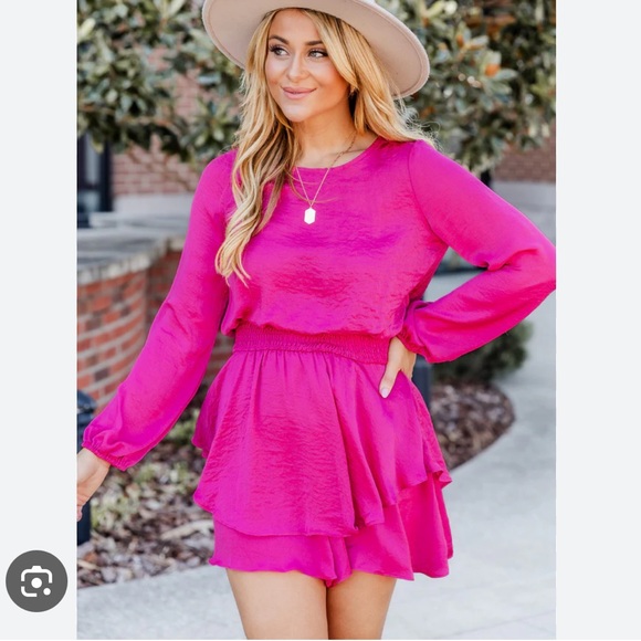 Pink Lily Holding It Down Romper - Picture 5 of 5